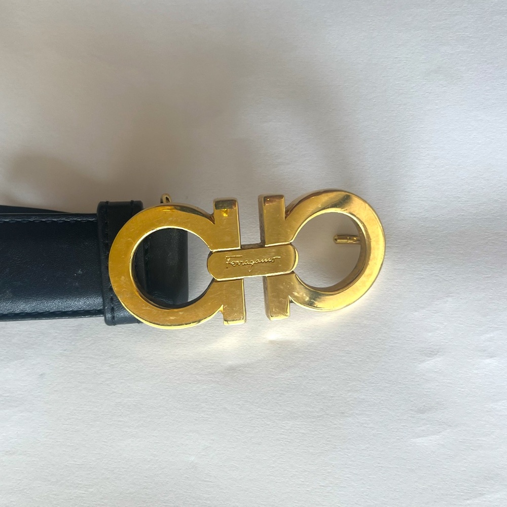 FERRAGAMO Gold Belt Buckle Women's